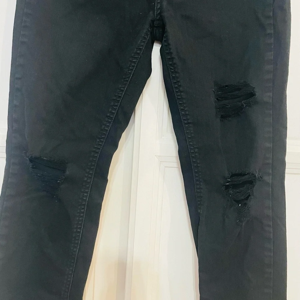 Wild Fable Black Distressed Skinny Jeans 4 - Picture 5 of 5